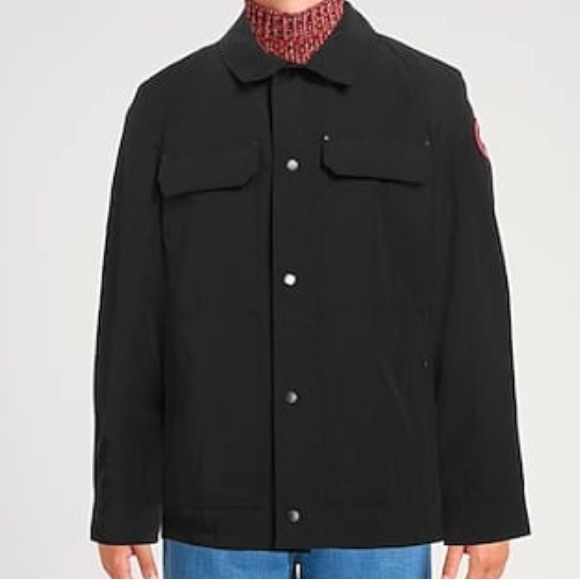 Men's Canada Goose Black Burnaby Chore Jacket - Picture 1 of 3